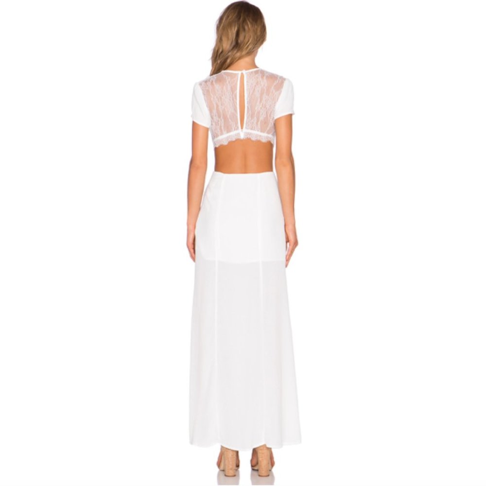 Lovers + Friends "Harper" Lace Maxi Dress S REVOLVE
